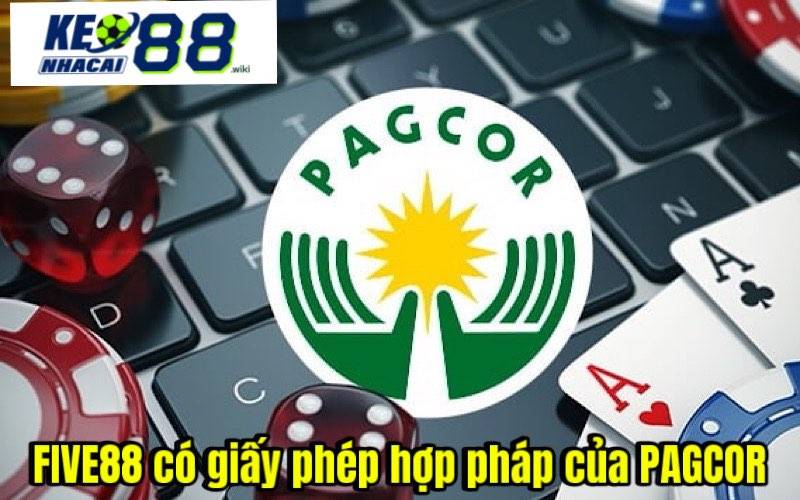 FIVE88 có giấy phép hợp pháp của PAGCOR