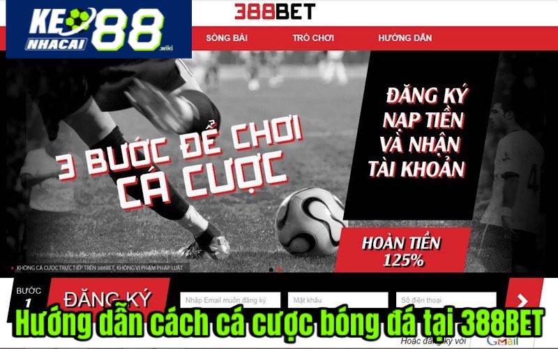 Thao tác cá cược tại 388BET vô cùng đơn giản
