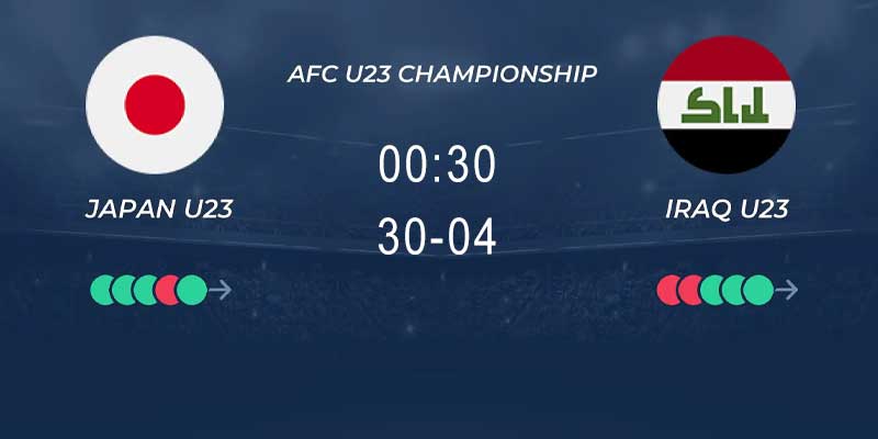 Soi kèo trận đấu U23 Nhật Bản vs U23 Iraq