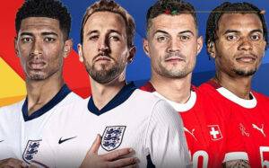 Thông tin trận đấu Anh vs Thụy Sĩ