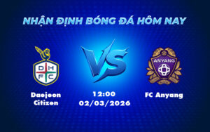 daejeon citizen fc anyang 02 03 k league han quoc